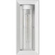Smyth 1 Light 14 inch Natural White Outdoor Wall Light in Seeded Glass